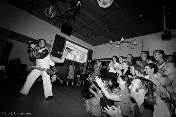 Yeah baby! Hanna Zetterman and Mattias Lundmark performing