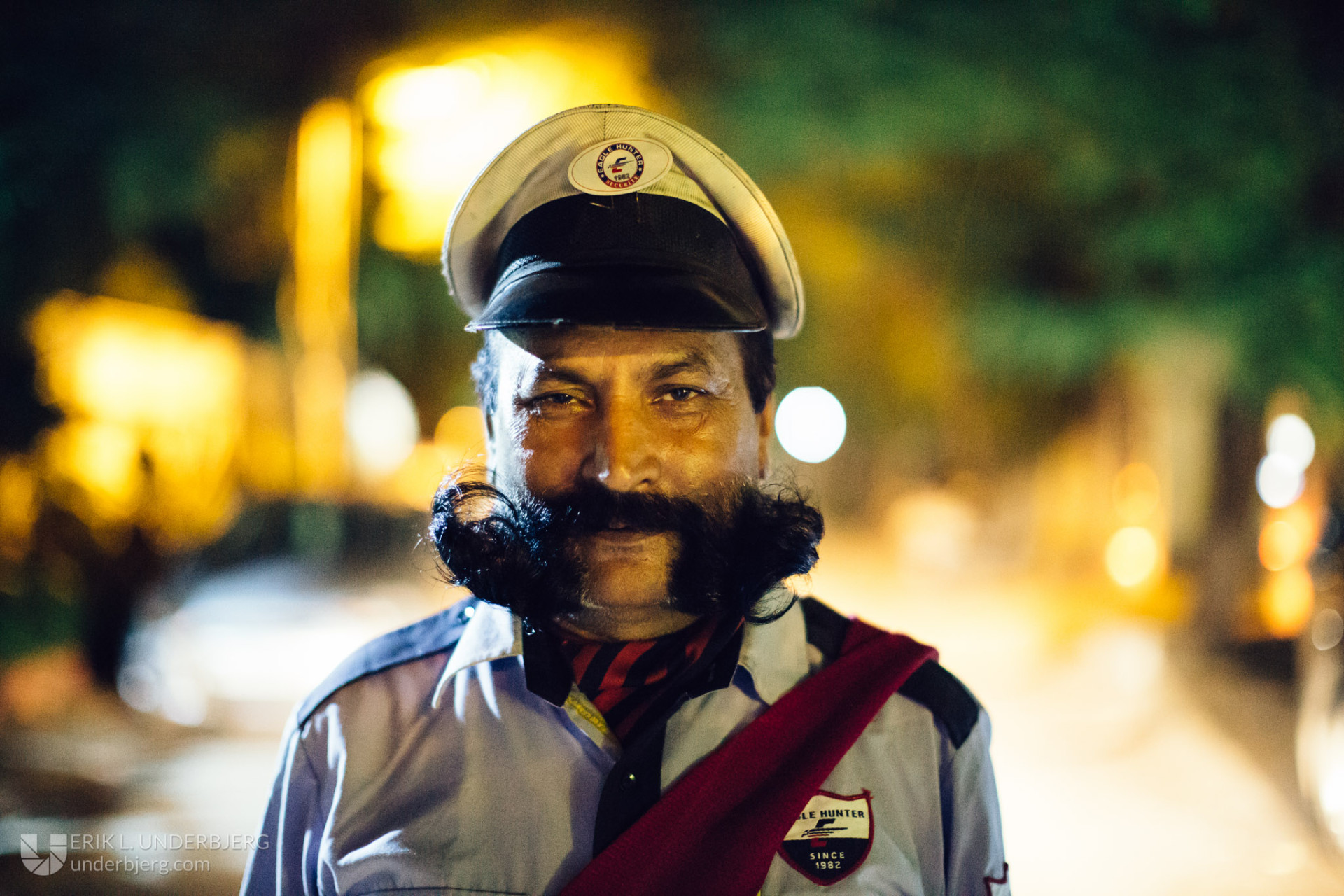 Guard outside Indian Accent